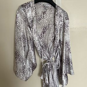 La senza silky robe